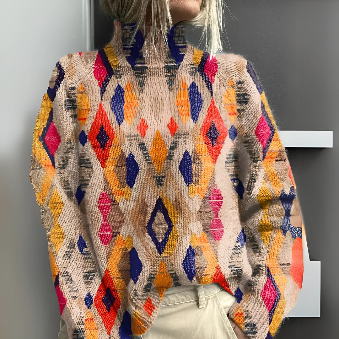 HANNA™ | GeoKnit Turtleneck