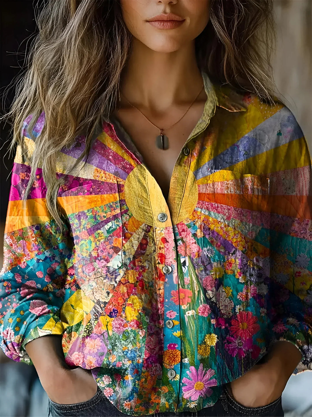 CHARLOTTE™ | Sunny Blossom Blouse