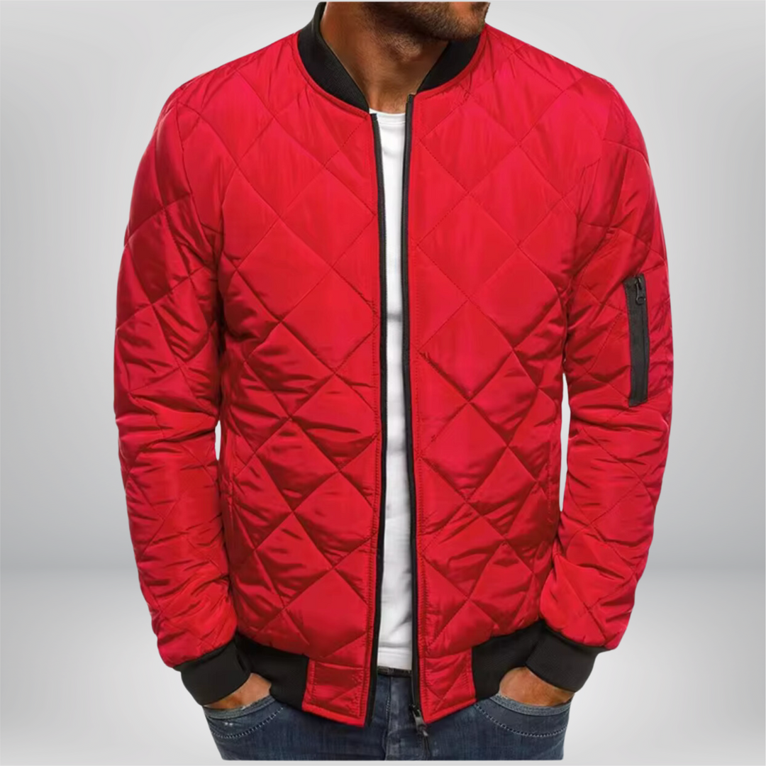 LUCAS™ | Quilted Bomber Jacket