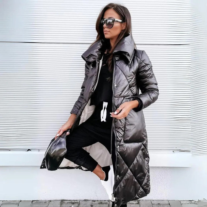 LARA™ | Quilted Parka Coat