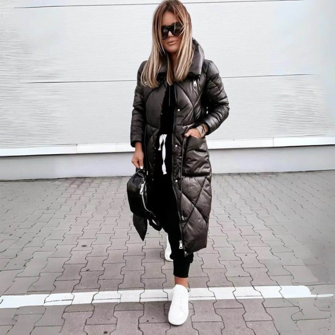 LARA™ | Quilted Parka Coat