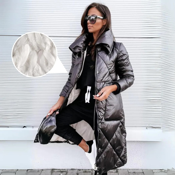 LARA™ | Quilted Parka Coat