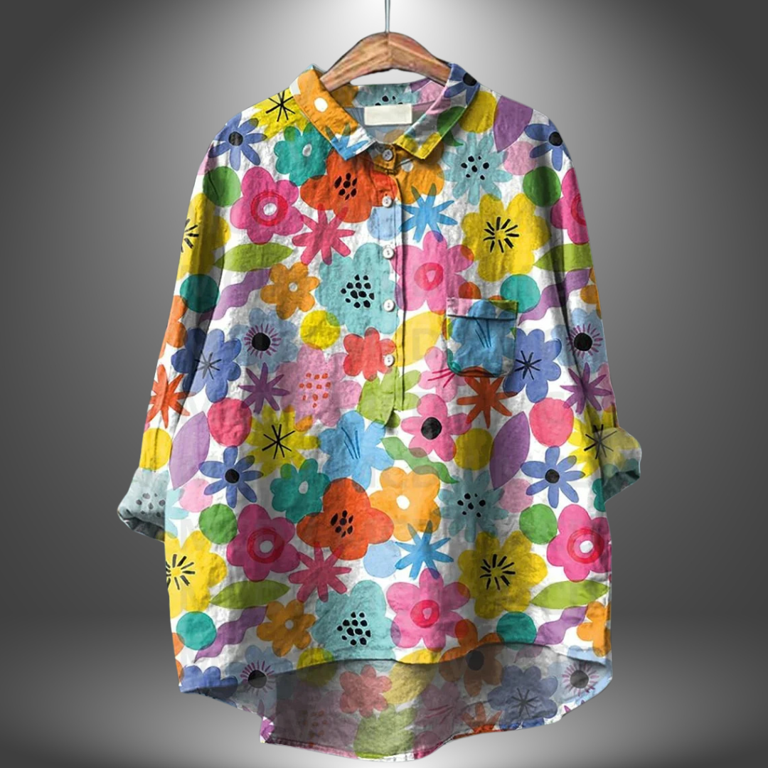 VIRGINIA™ | Women's Handcrafted Floral Shirt