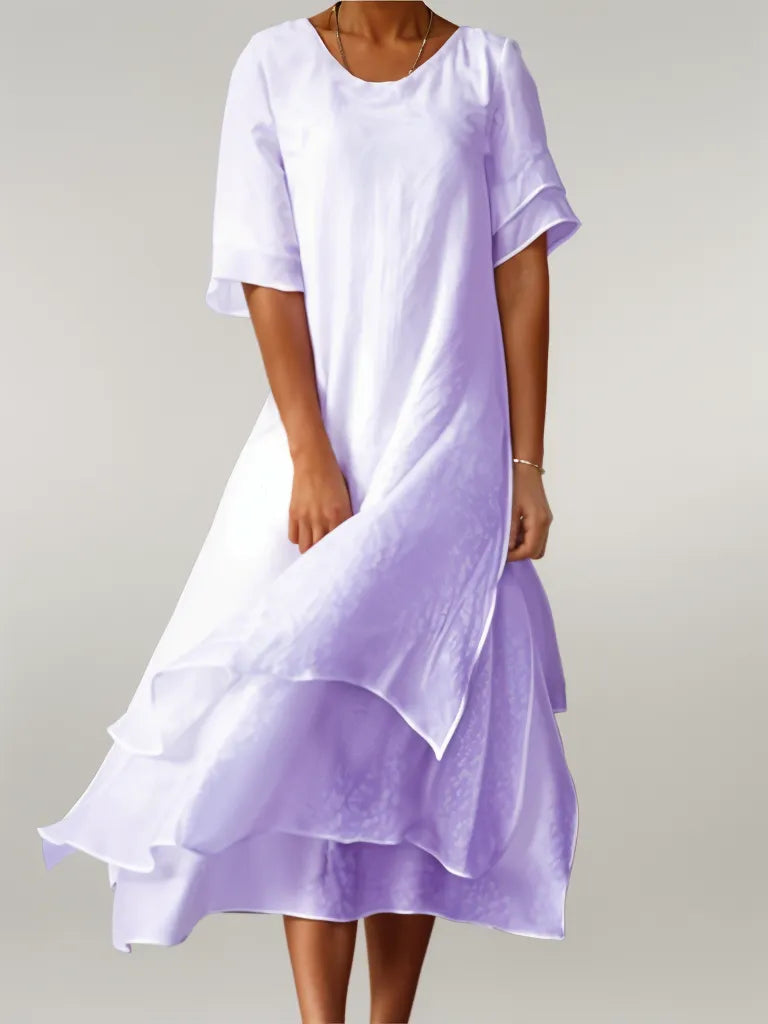 SHAYLA™ | Elegant Cotton Maxi Dress