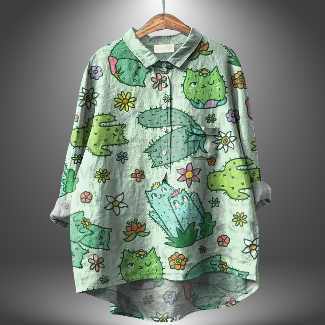 VIRGINIA™ | Women's Handcrafted Floral Shirt