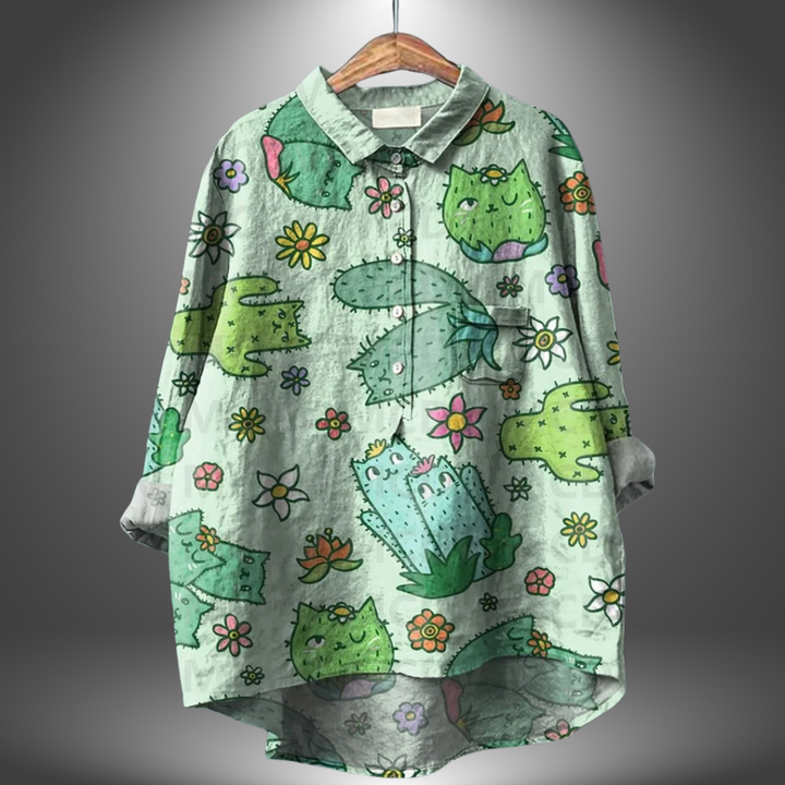 VIRGINIA™ | Women's Handcrafted Floral Shirt