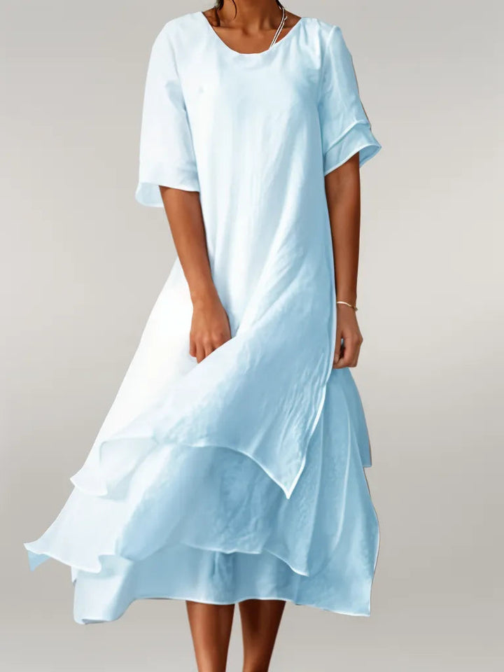 SHAYLA™ | Elegant Cotton Maxi Dress