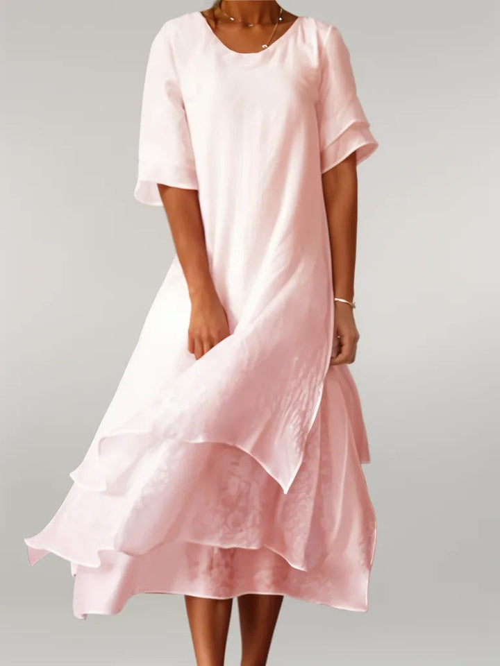 SHAYLA™ | Elegant Cotton Maxi Dress