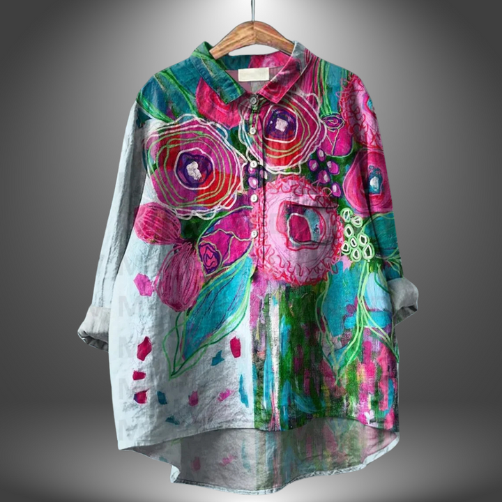 VIRGINIA™ | Women's Handcrafted Floral Shirt