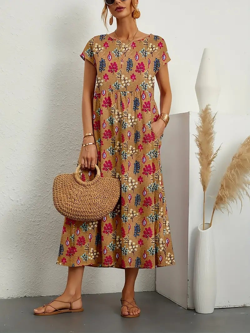 ROSELLA™ | Chic Floral Dress