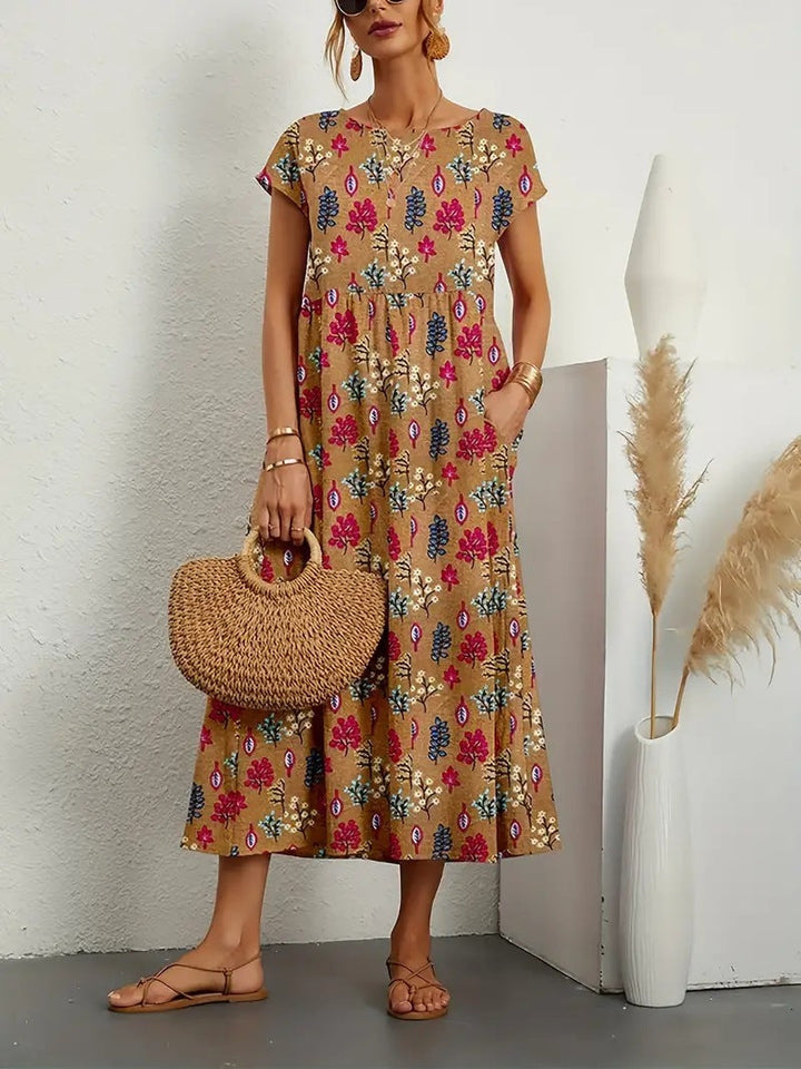 ROSELLA™ | Chic Floral Dress