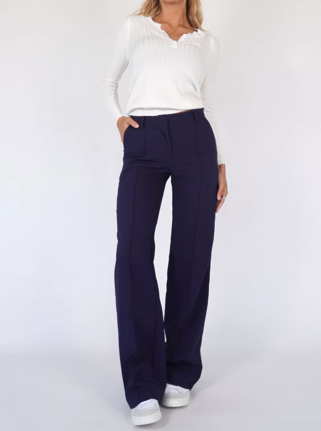 LENA™ | Casual Wide-Leg Trousers