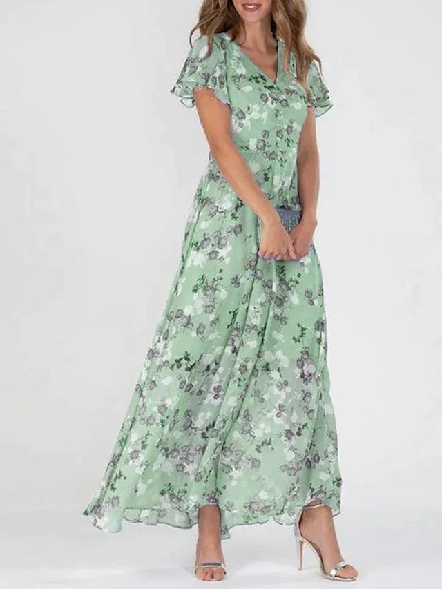 LORENE™ | Floral Long Dress