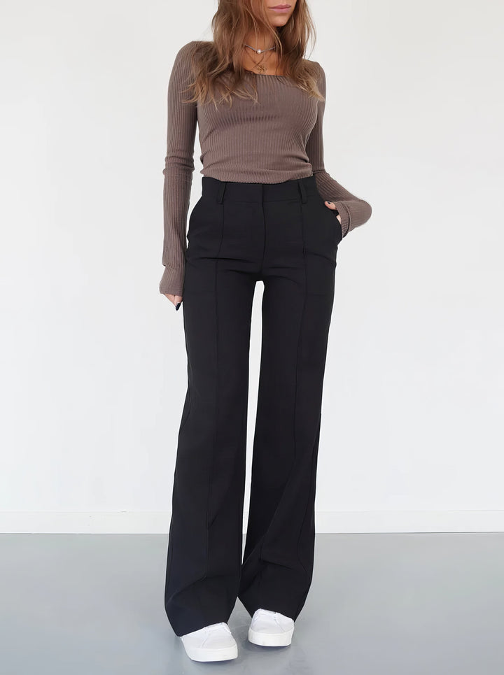 LENA™ | Casual Wide-Leg Trousers