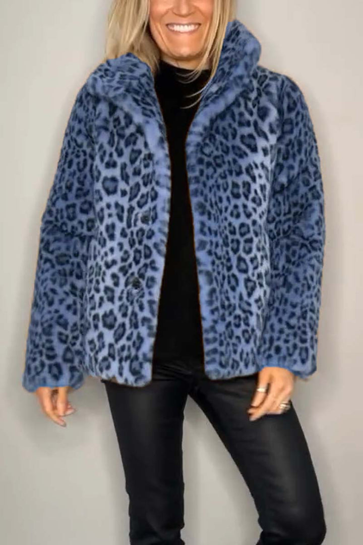 SAGE™ | Leopard Faux Fur Coat