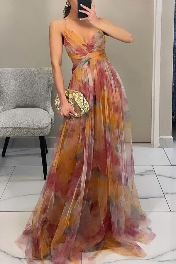 GISELLE™ | Enchanting Floral Maxi Dress
