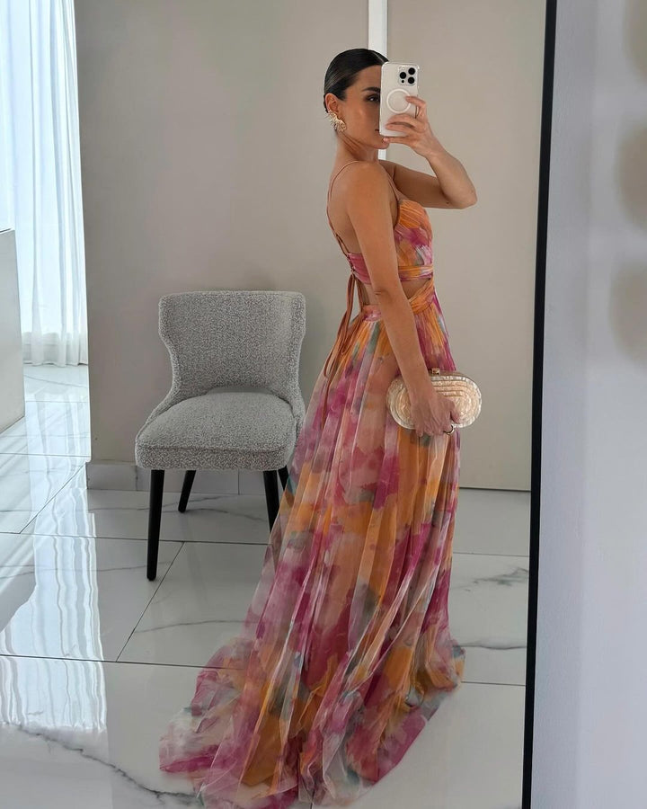 GISELLE™ | Enchanting Floral Maxi Dress