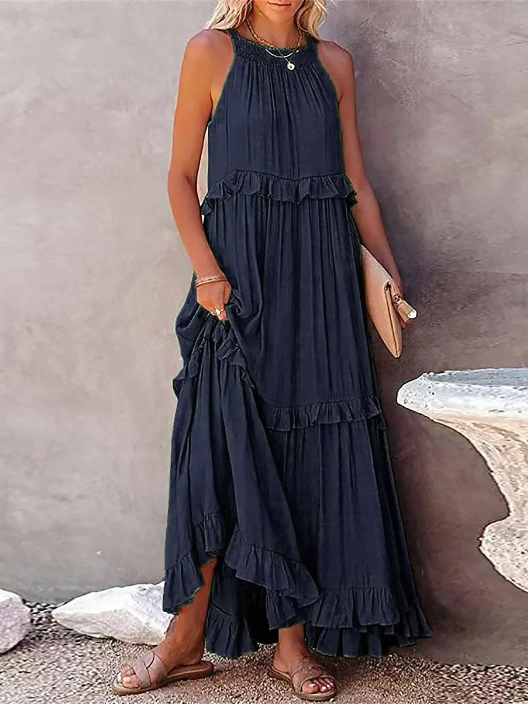 VIVIAN™ | Casual, Loose Maxi Dress