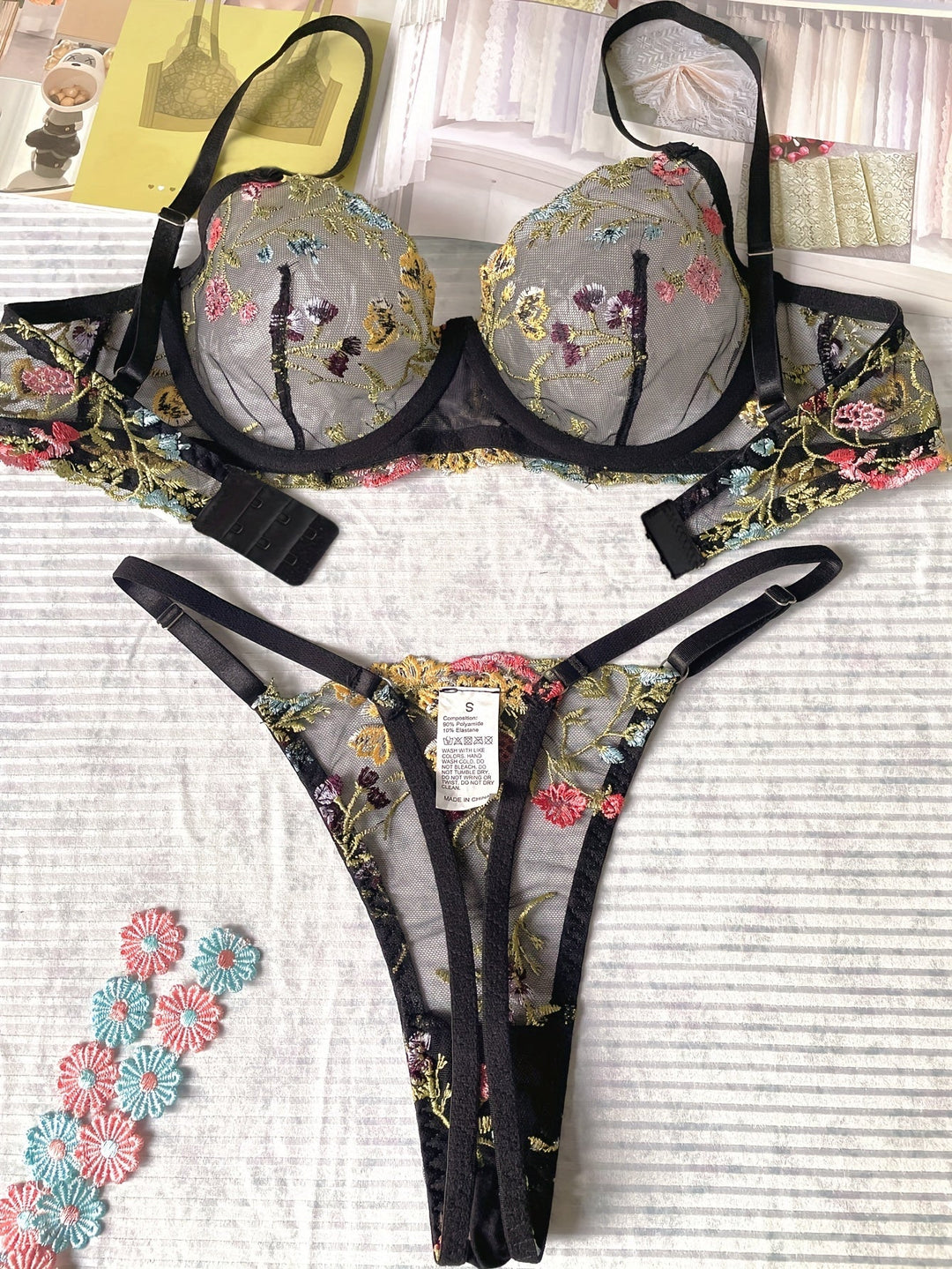 ISLYNN™ | Soulful Embroidered Lingerie Set