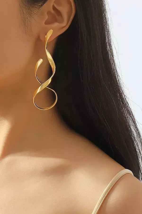 ISMARA™ | Sleek Spiral Earrings