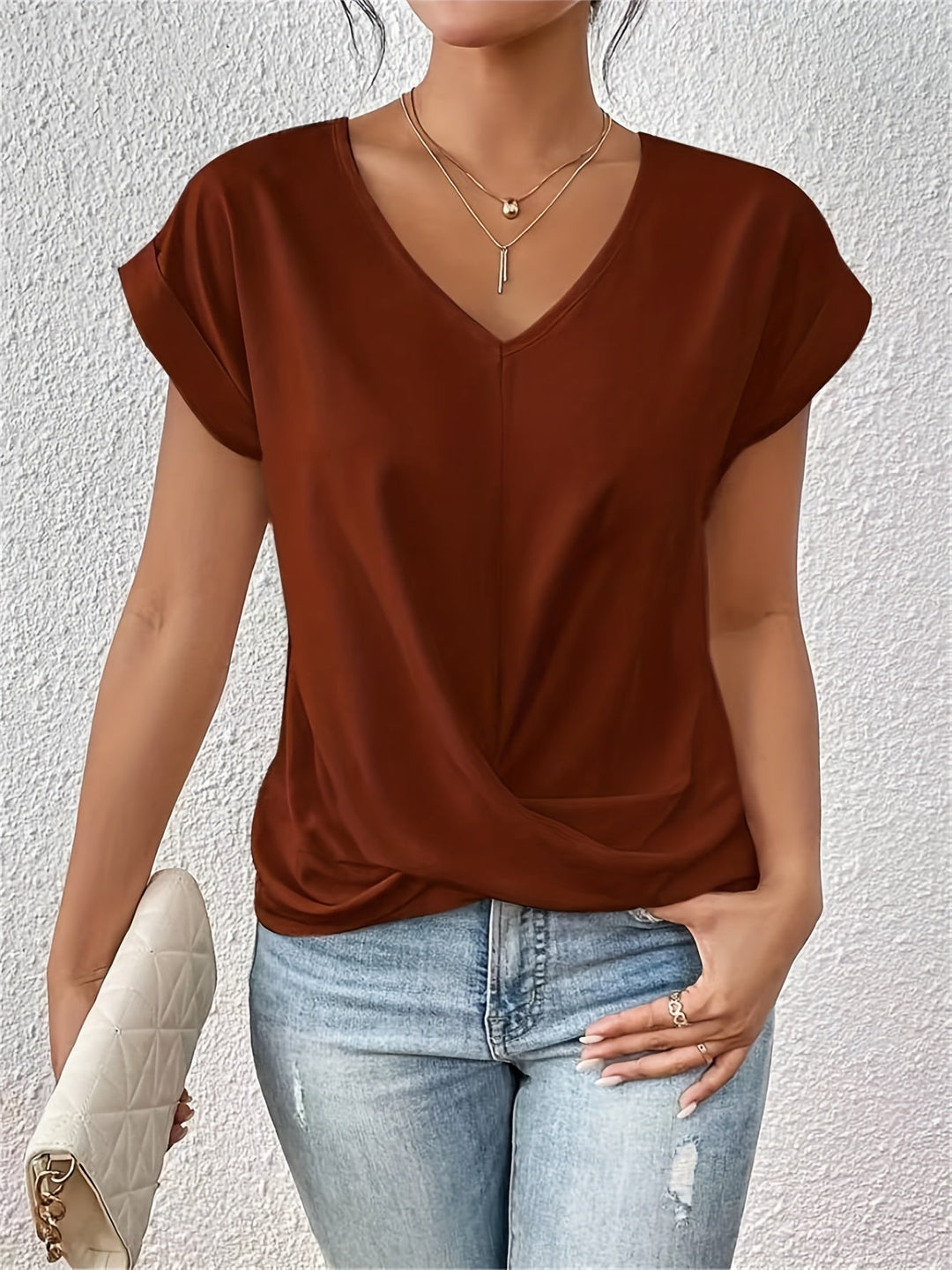 CAMELA™ | Elegant Blouse with Soft Draping
