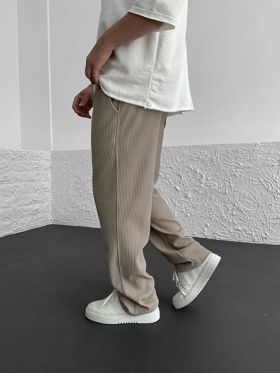 NIKOLAI™ | Ribbed Comfort Pants