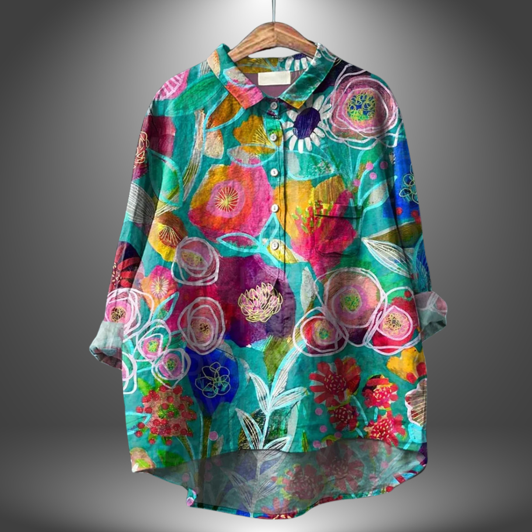 VIRGINIA™ | Women's Handcrafted Floral Shirt