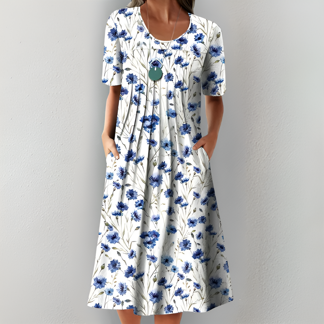 HEATHER™ | Classic Floral Dress