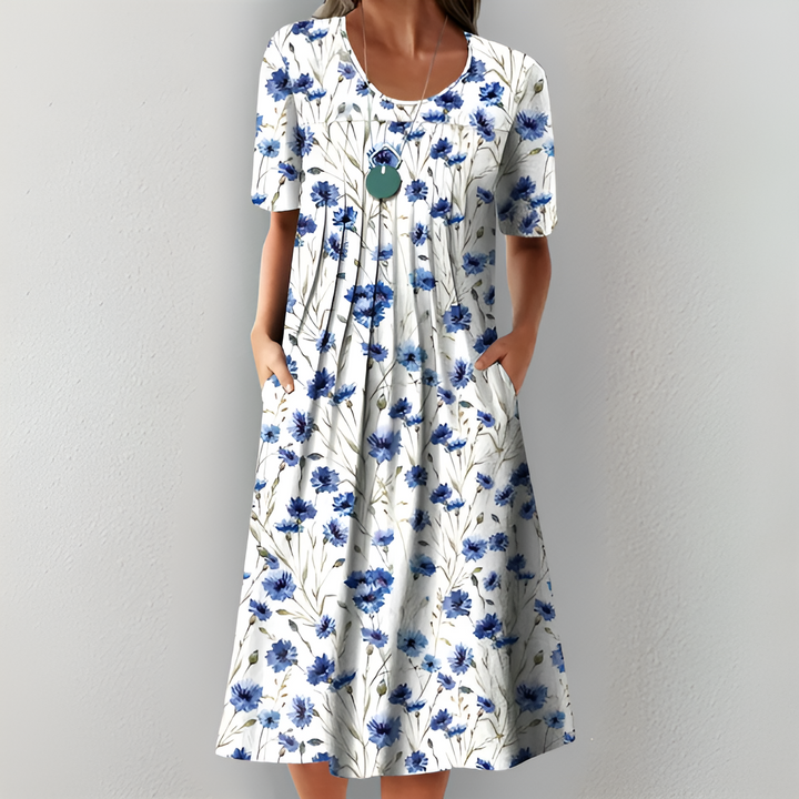 HEATHER™ | Classic Floral Dress