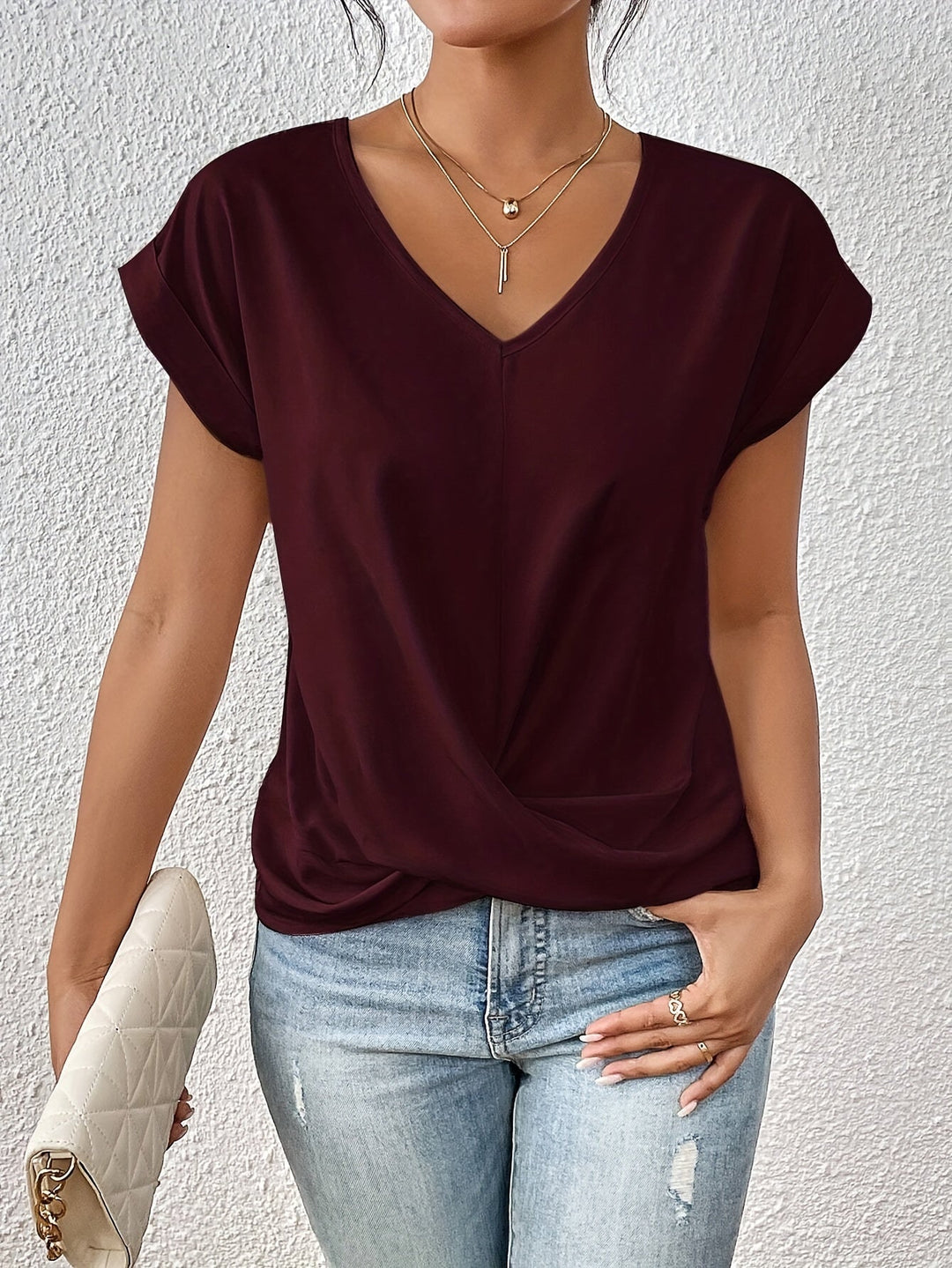 CAMELA™ | Elegant Blouse with Soft Draping