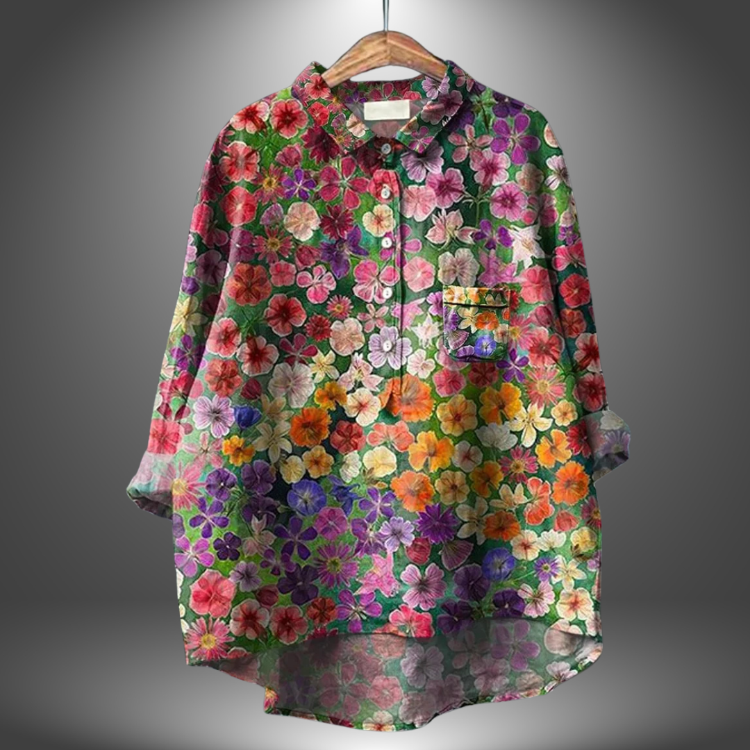 VIRGINIA™ | Women's Handcrafted Floral Shirt