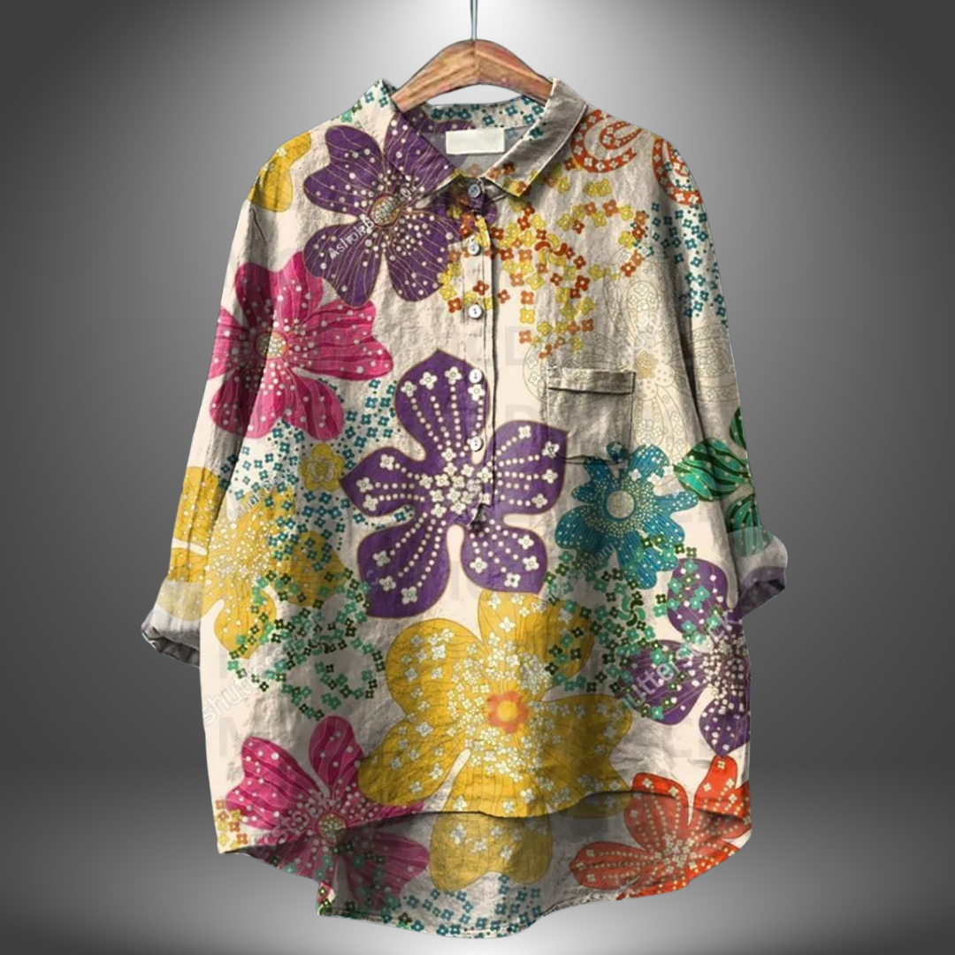 VIRGINIA™ | Women's Handcrafted Floral Shirt