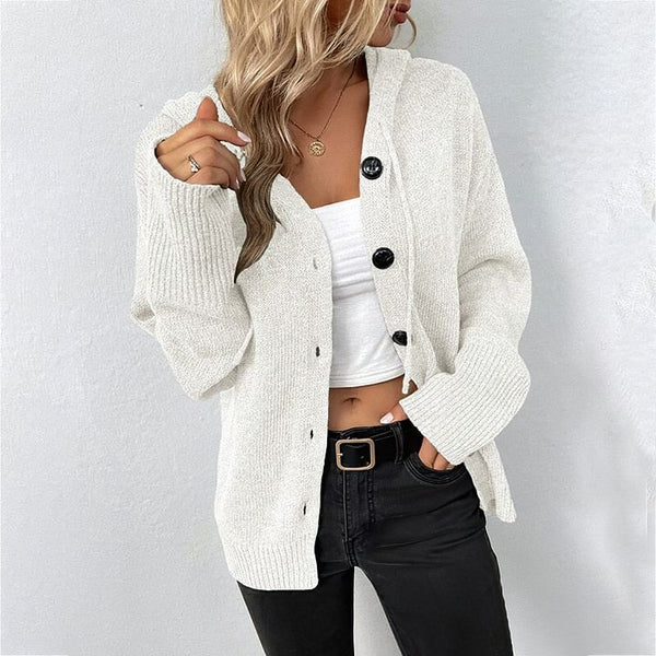 AMINA™ | Women's Hooded Cardigan