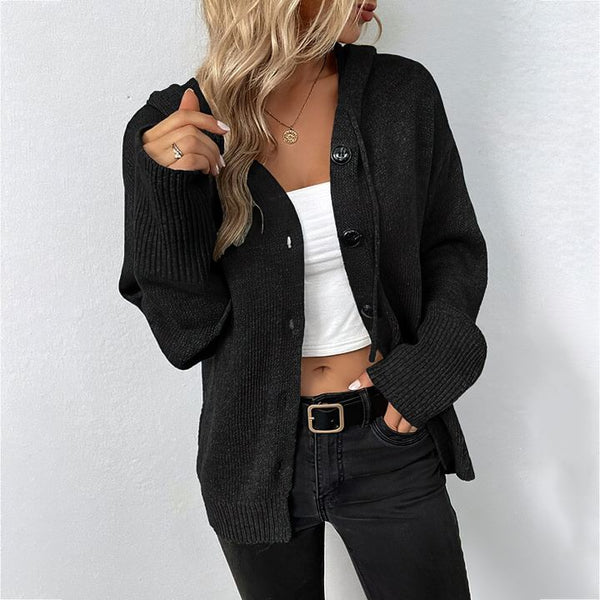 AMINA™ | Women's Hooded Cardigan