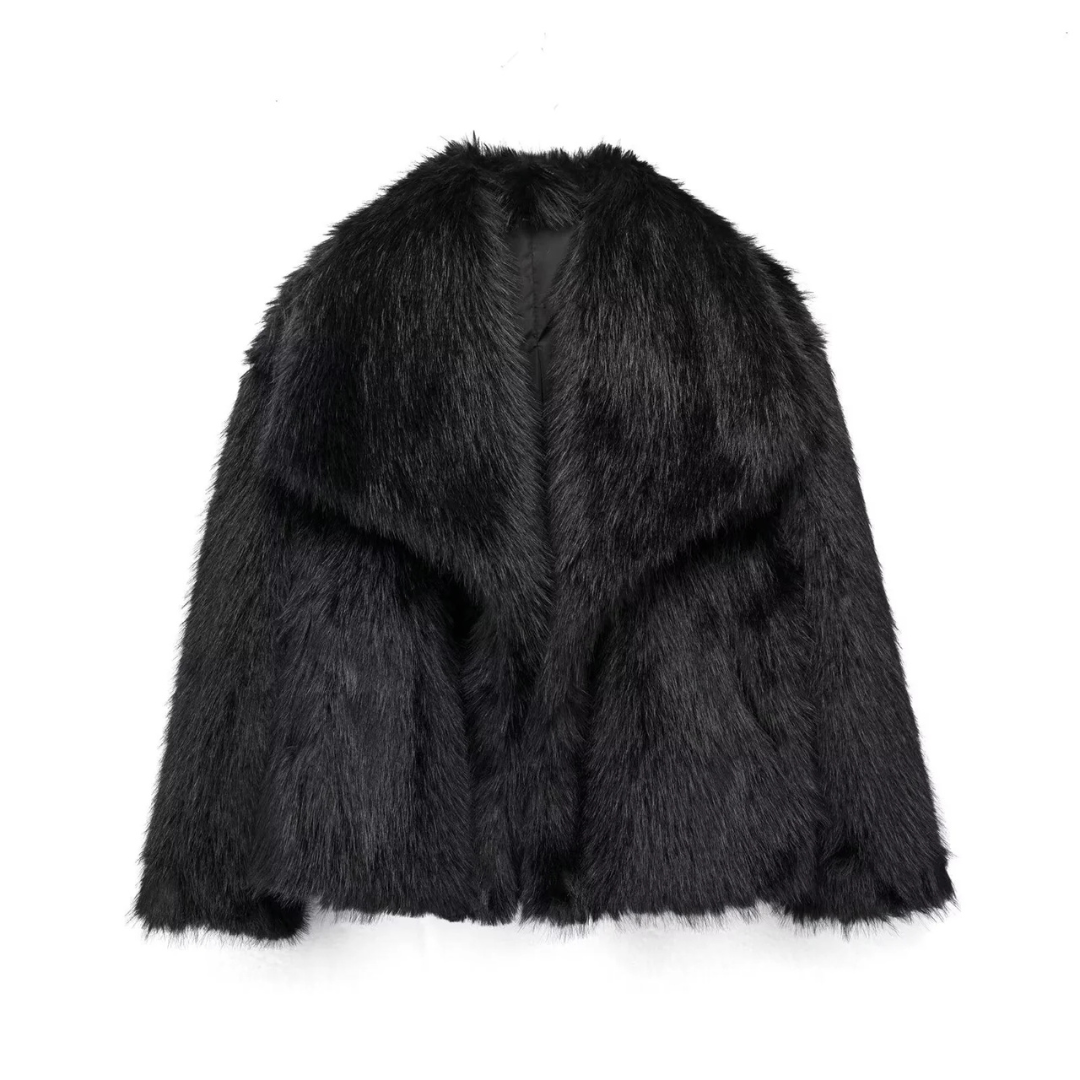 YOLANA™ | Faux Fur Coat