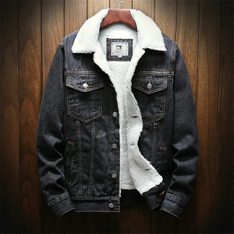 DARIO™ | Denim Jacket with Faux Fur Lining