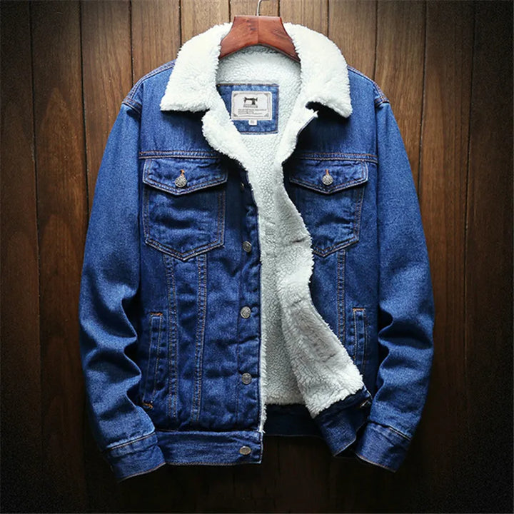 DARIO™ | Denim Jacket with Faux Fur Lining