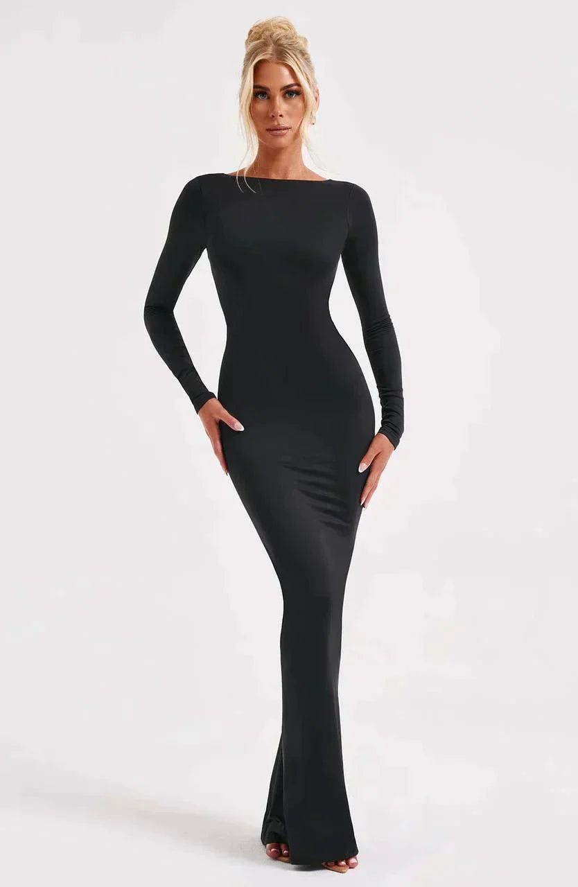 FELICIA™ | Plunge Back Maxi Dress