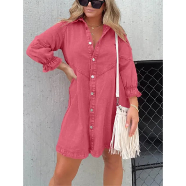 DAPHNE™ | Casual Denim Dress