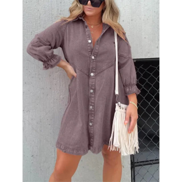 DAPHNE™ | Casual Denim Dress