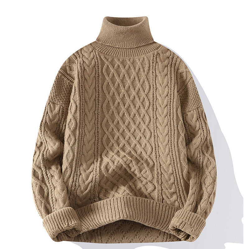 COLIN™ | Classic Cable Knit Turtleneck