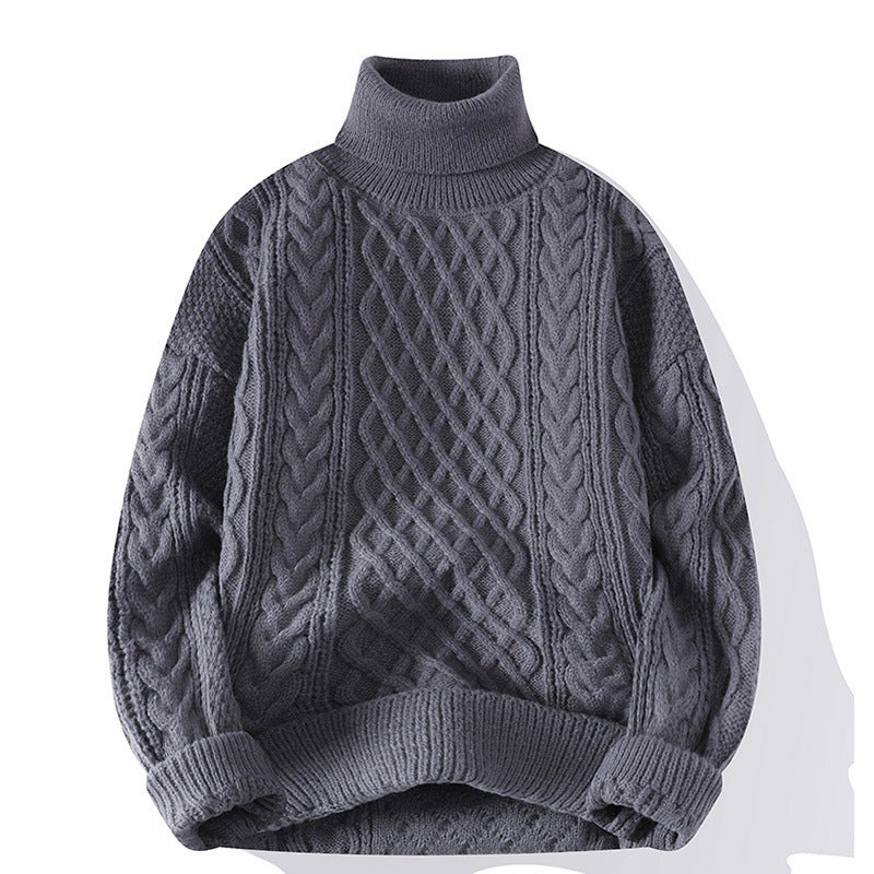 COLIN™ | Classic Cable Knit Turtleneck