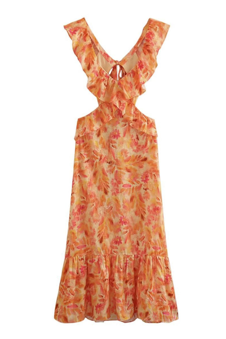 EMBER™ | Floral Ruffle Dress