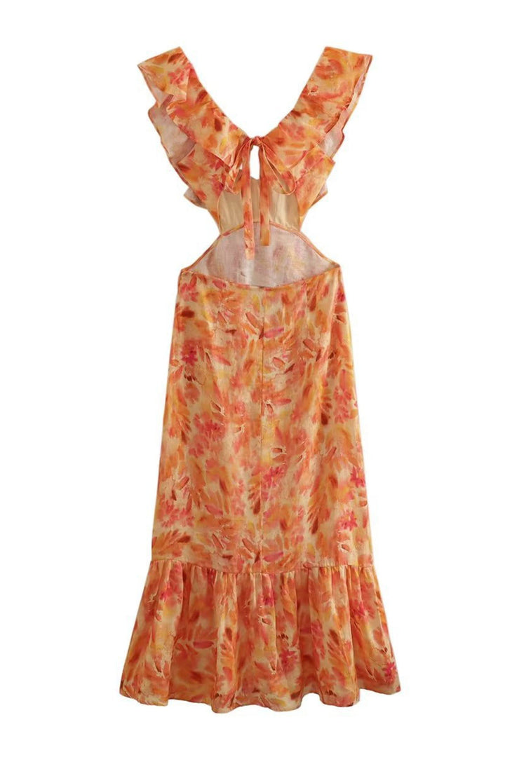 EMBER™ | Floral Ruffle Dress