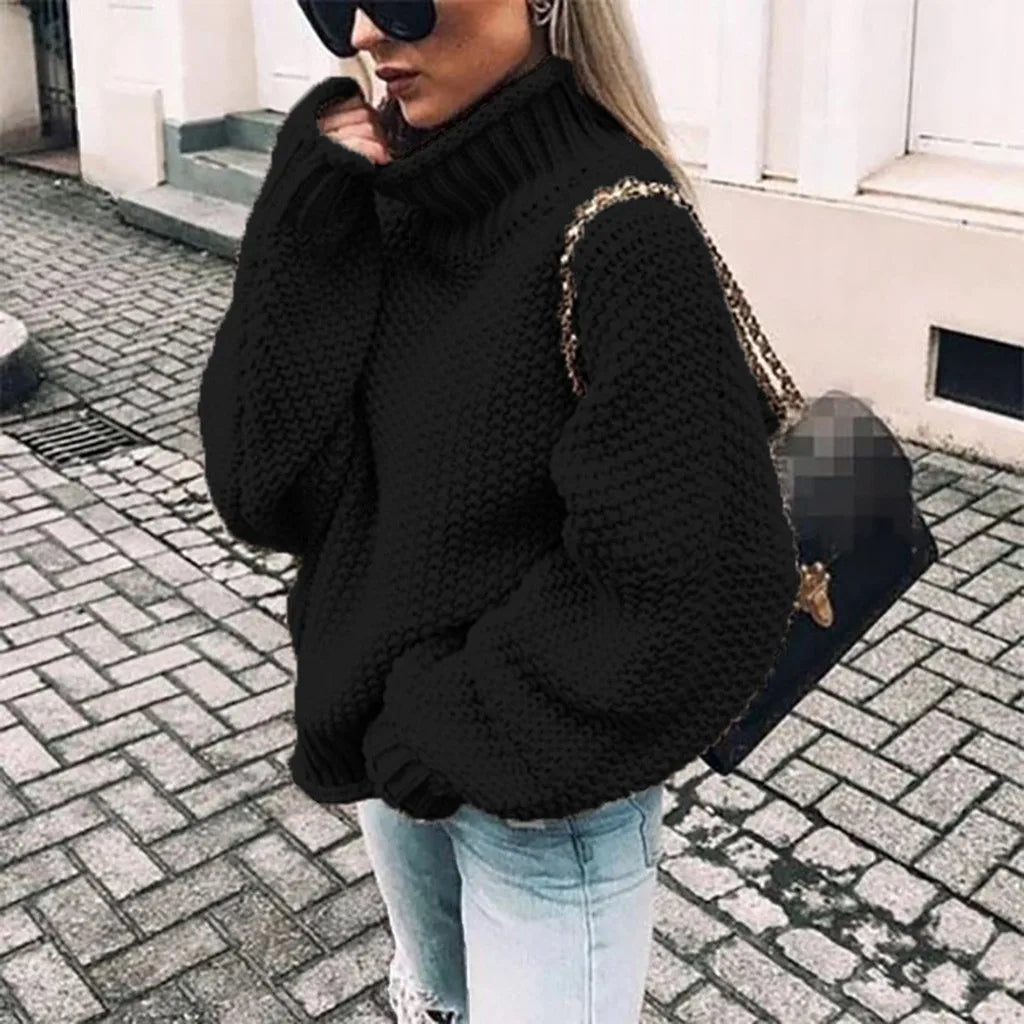 ESME™ | Chunky Knit Turtleneck Sweater