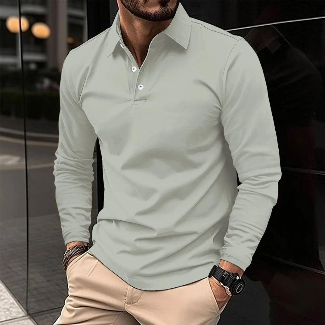 ROWAN™ | Long Sleeve Polo Shirt