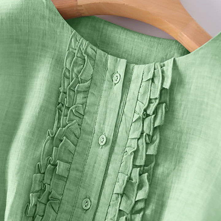 NOELLE™ | Elegant Linen Dress