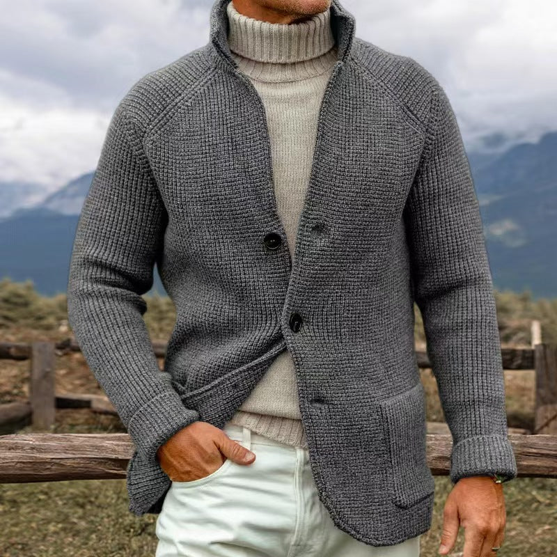 LUCIO™ | Thick Knit Cardigan with a Robust Style