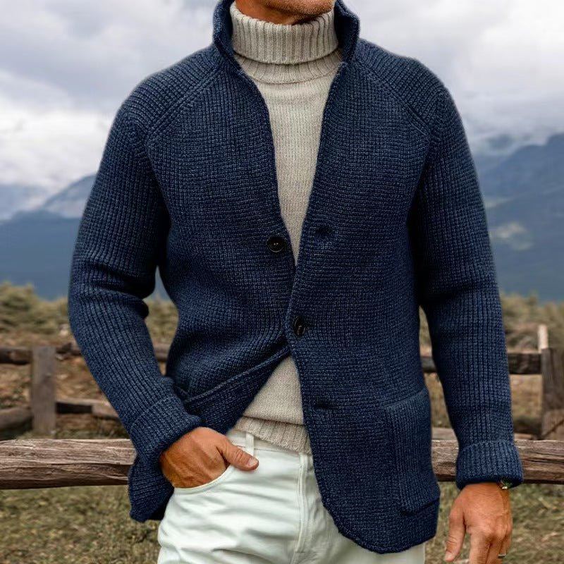 LUCIO™ | Thick Knit Cardigan with a Robust Style