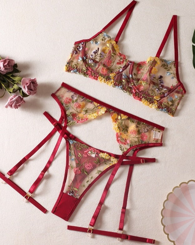 DEARNE™ | 3-Piece French Lingerie Set